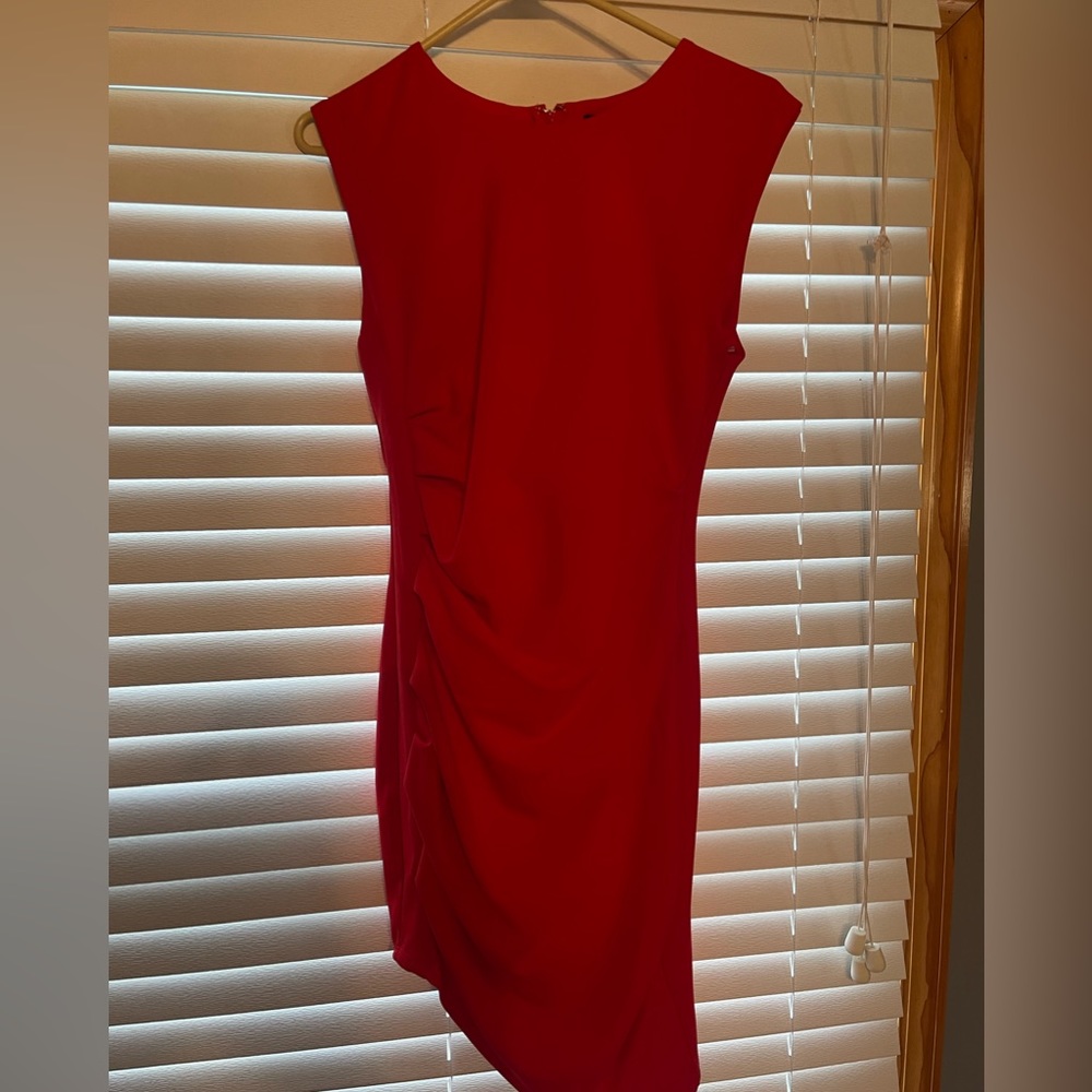 red dress